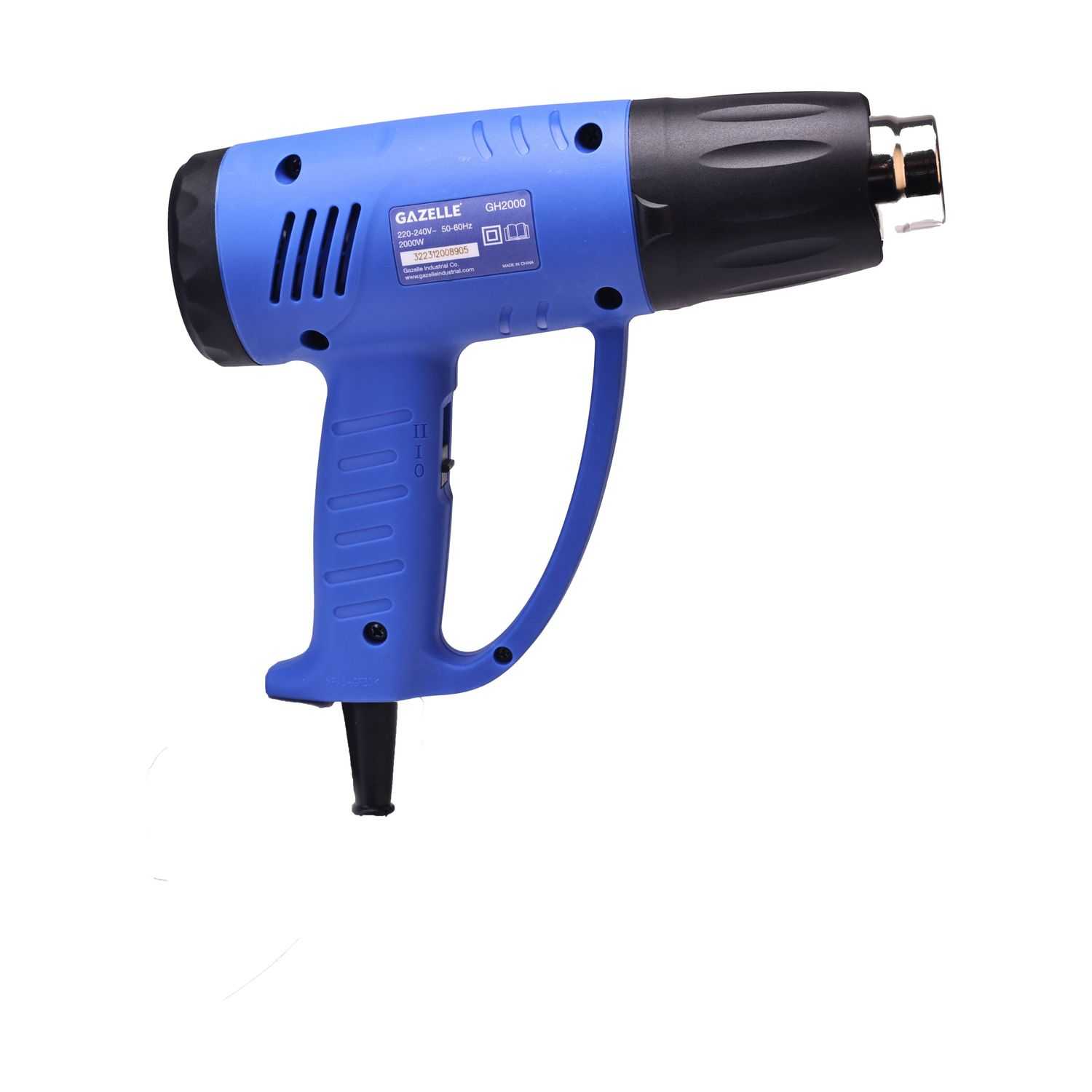 220V Variable Speed Heatgun, 2000W, 600°C