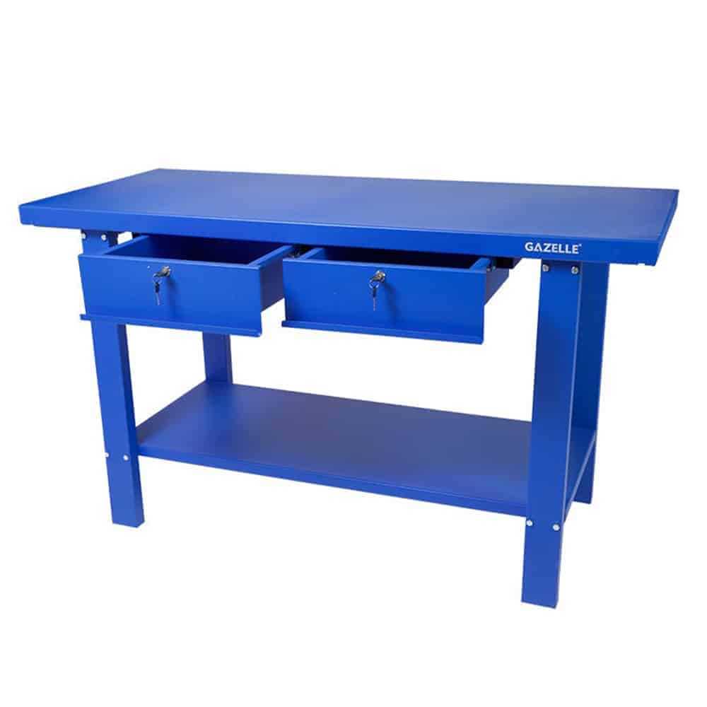 59 In. Steel Workbench with Drawers