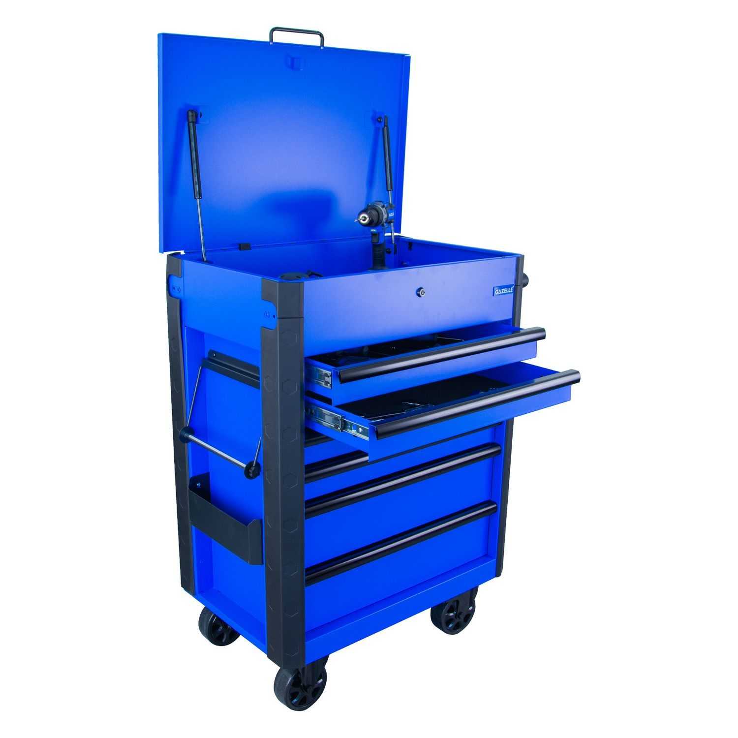 29 In. Rolling Tool Cabinet, 6 Drawer