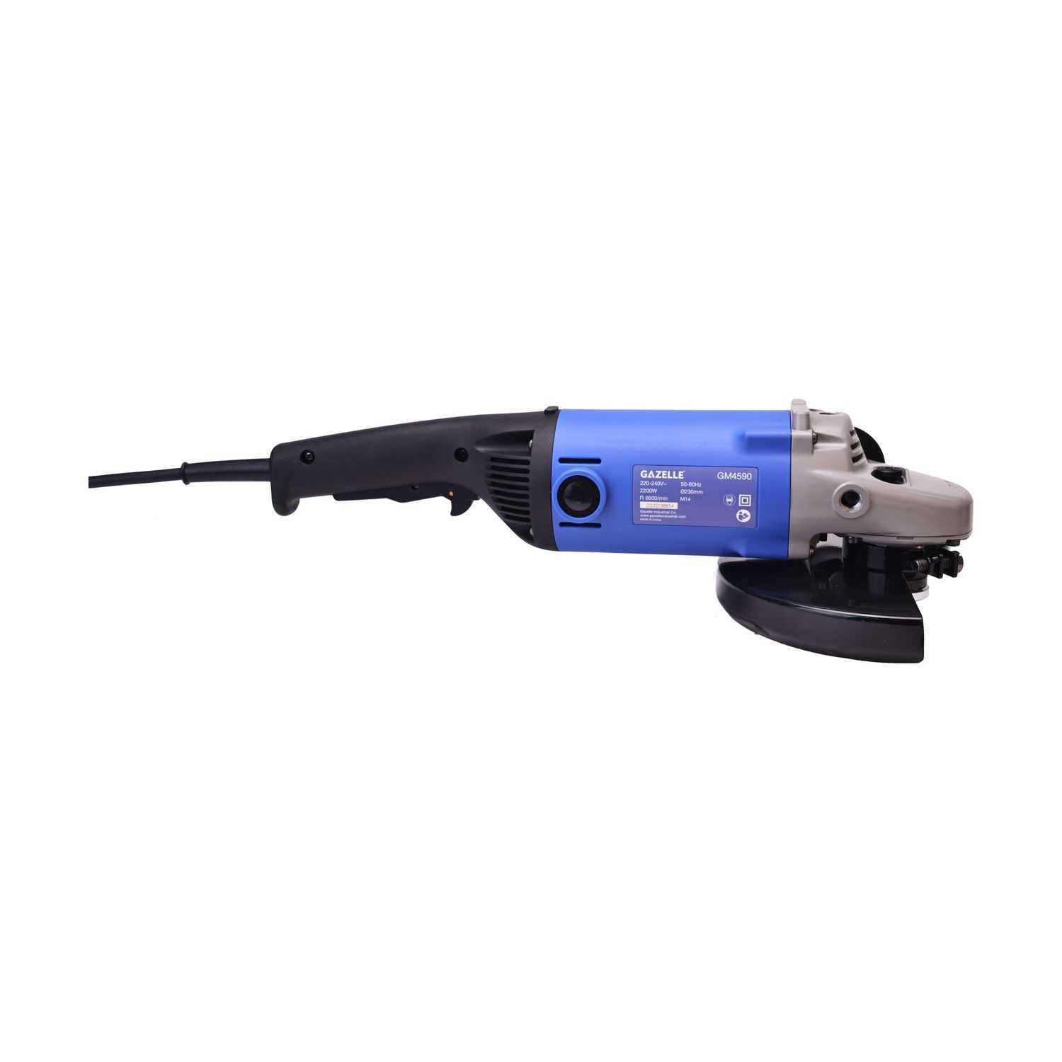 220V 9" Angle Grinder with Paddle Switch, 2200W
