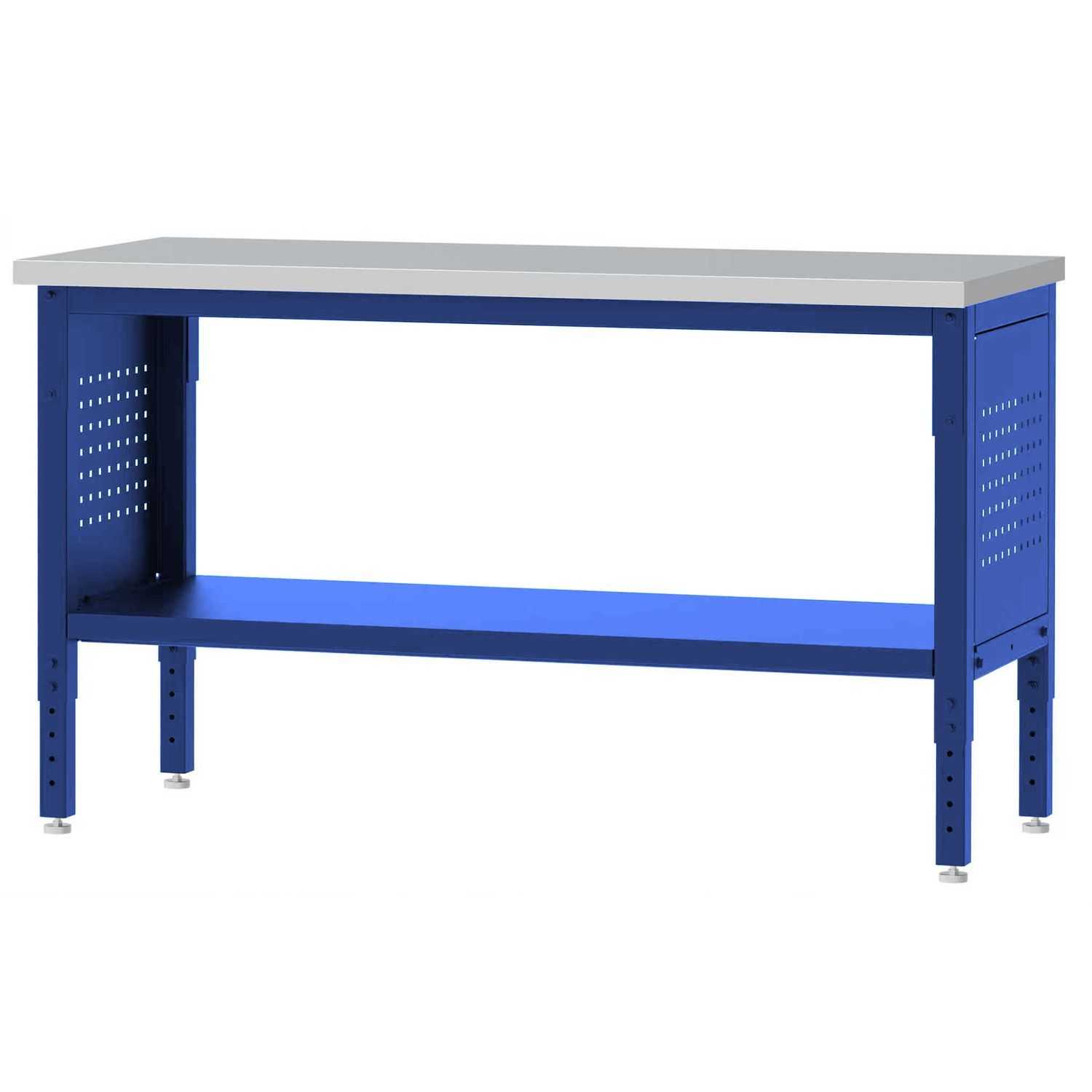 60 In. Modular Workbench 1000kg Capacity with Stainless Top