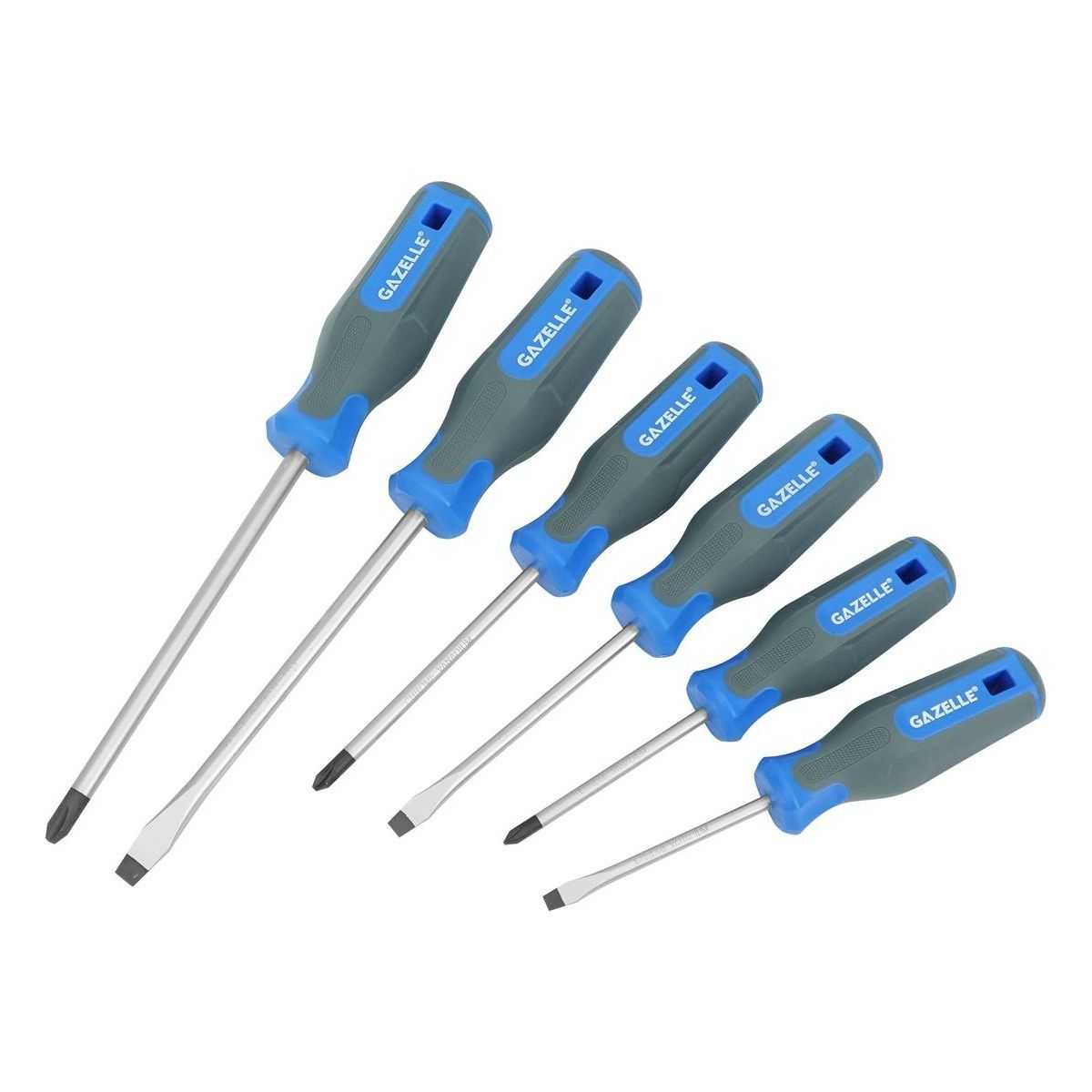 6 Pcs Metric Screwdriver Set, Phillips/Slotted