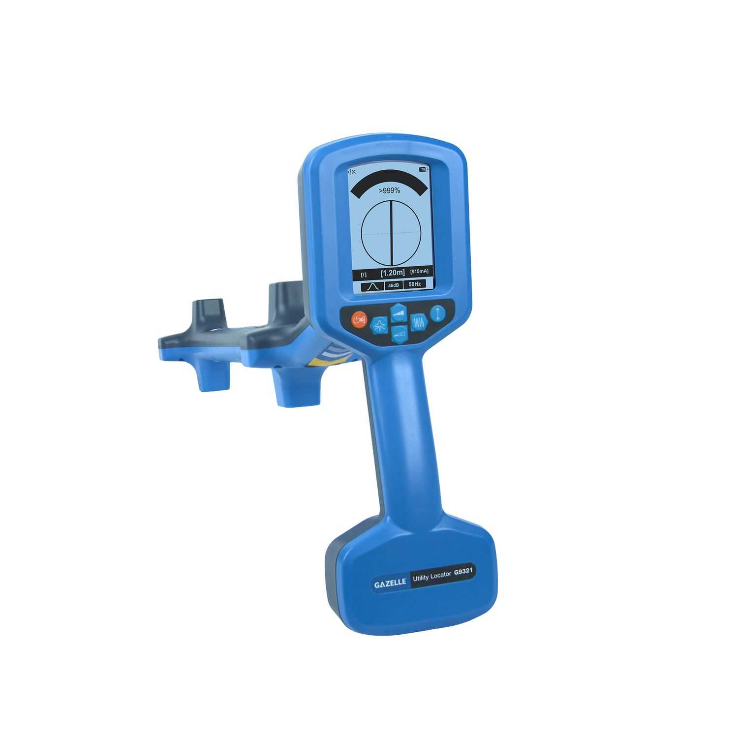 Underground Utility Locator, Max Depth 10m, 5 Active Frequencies