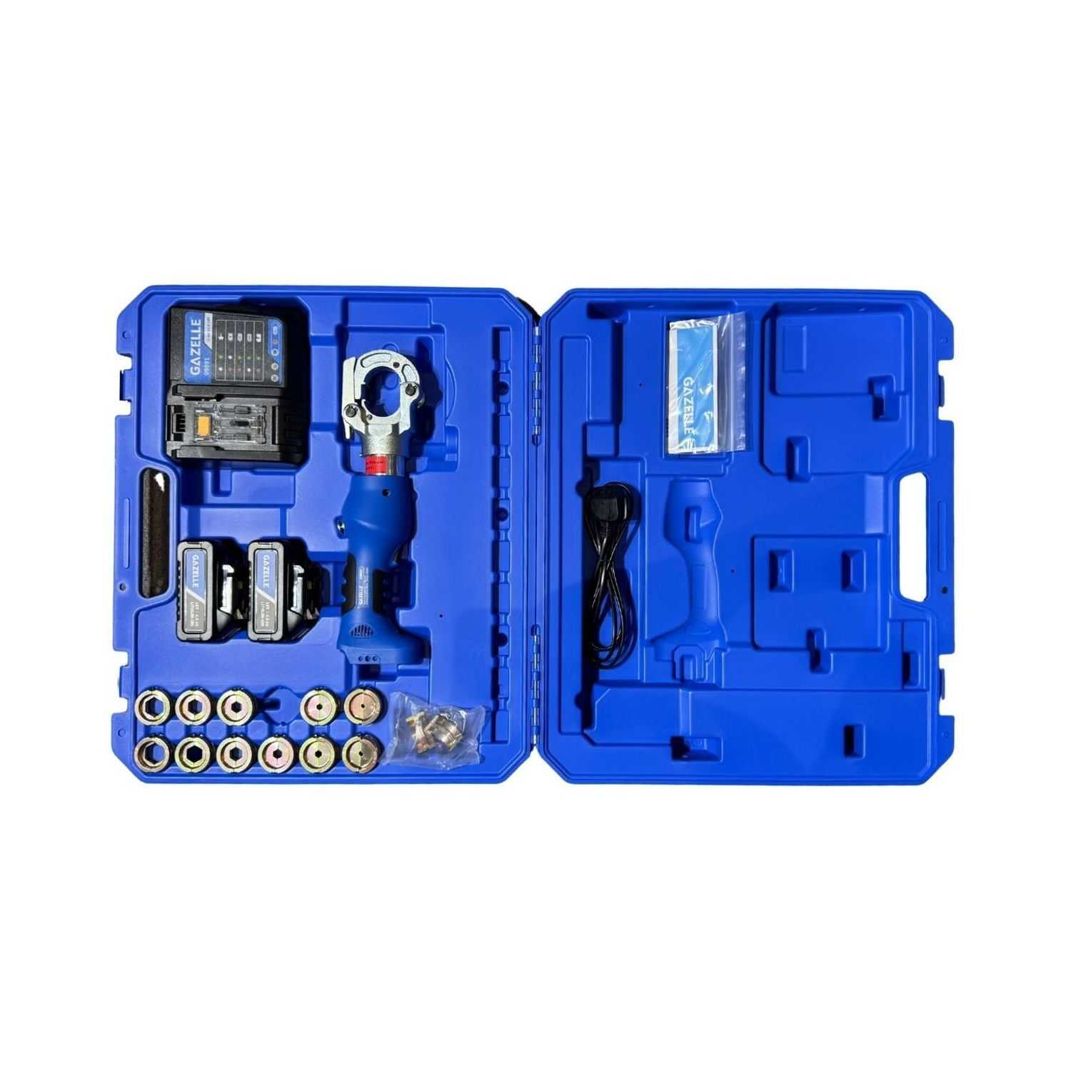 18V Cordless Mini Crimping Tool, 6-300mm² with Dies