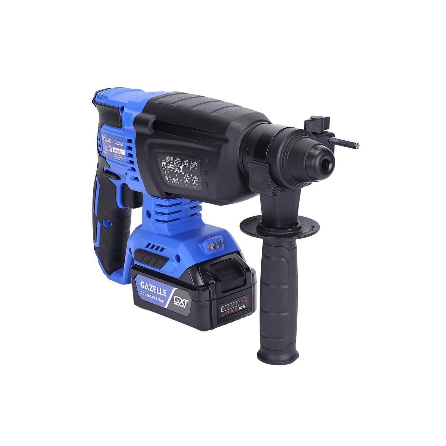 20V Brushless 24mm SDS Plus Hammer Drill, 2.7J Impact Energy