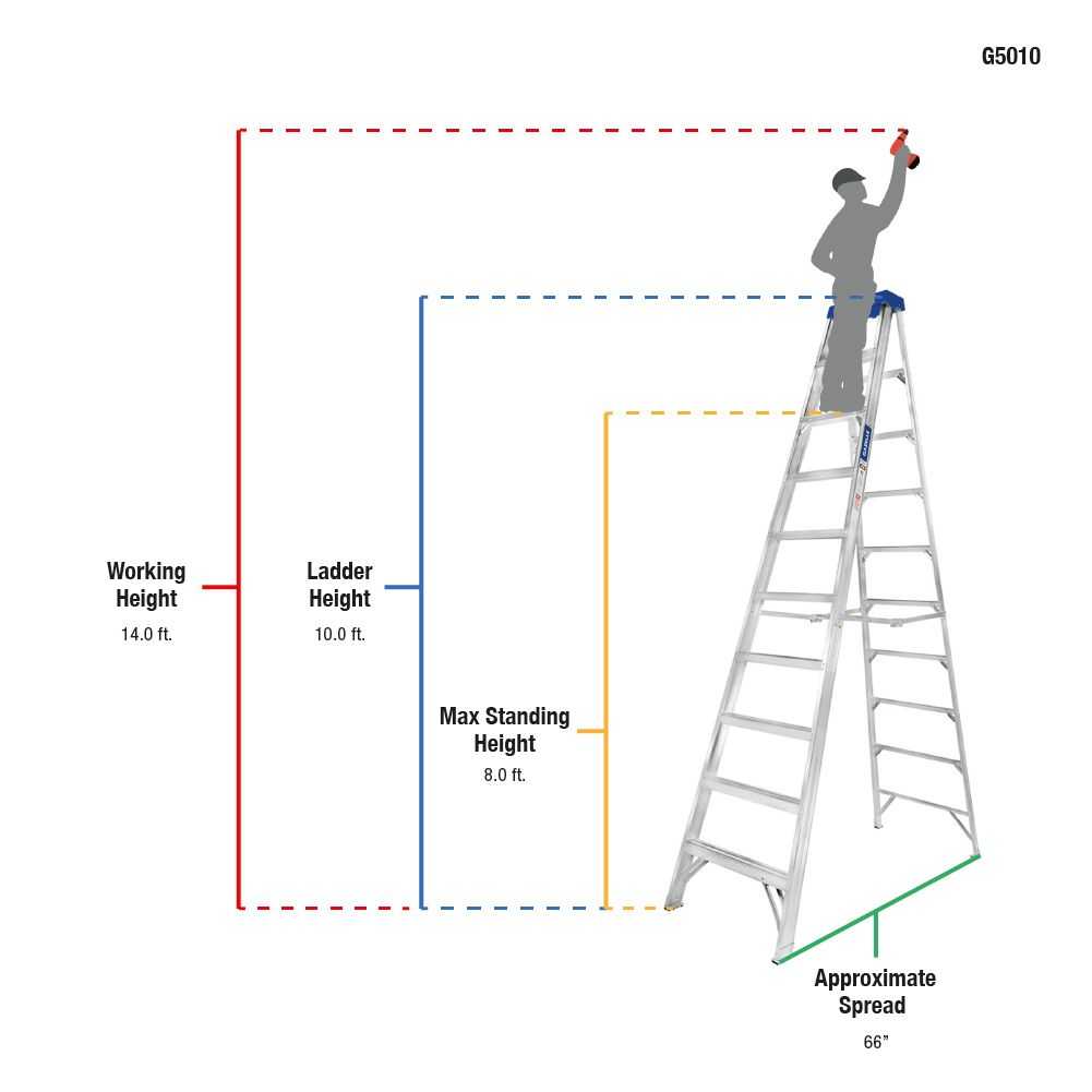 10ft Aluminium Step Ladder (3m)