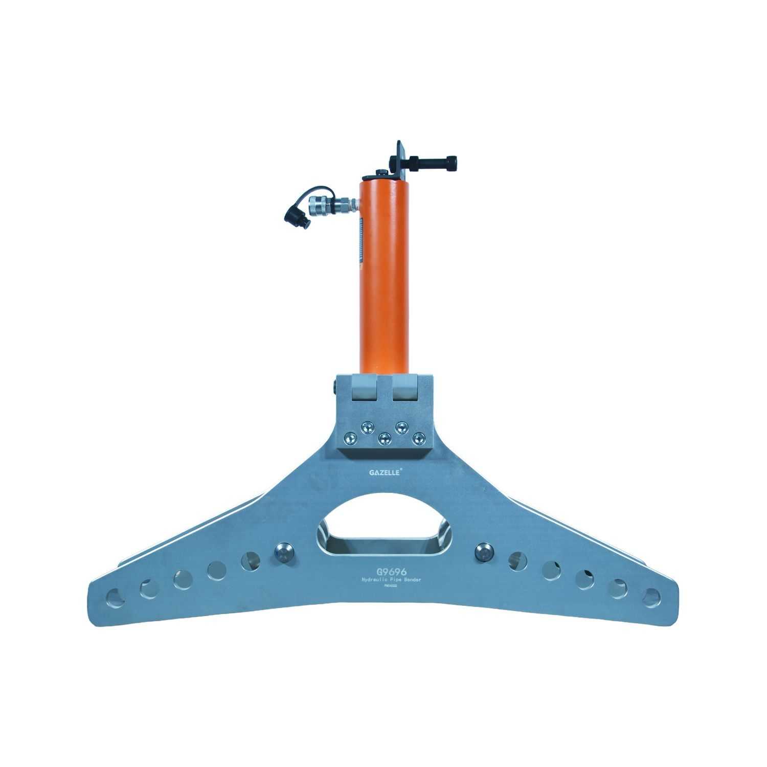 20-Ton Hydraulic Pipe Bender, 4 Inch Capacity, 8 Dies