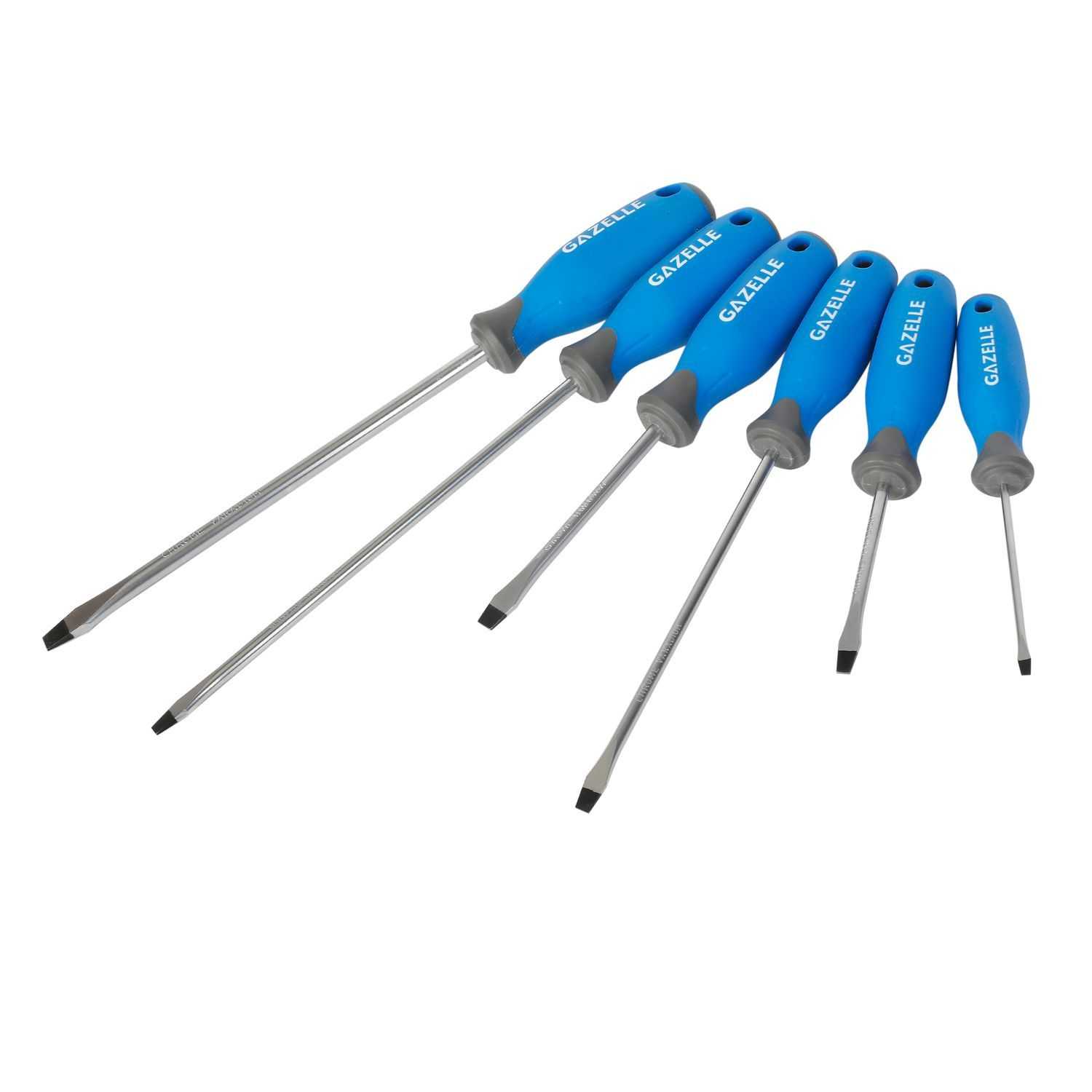 Slotted Screwdriver Set, 6-Pieces