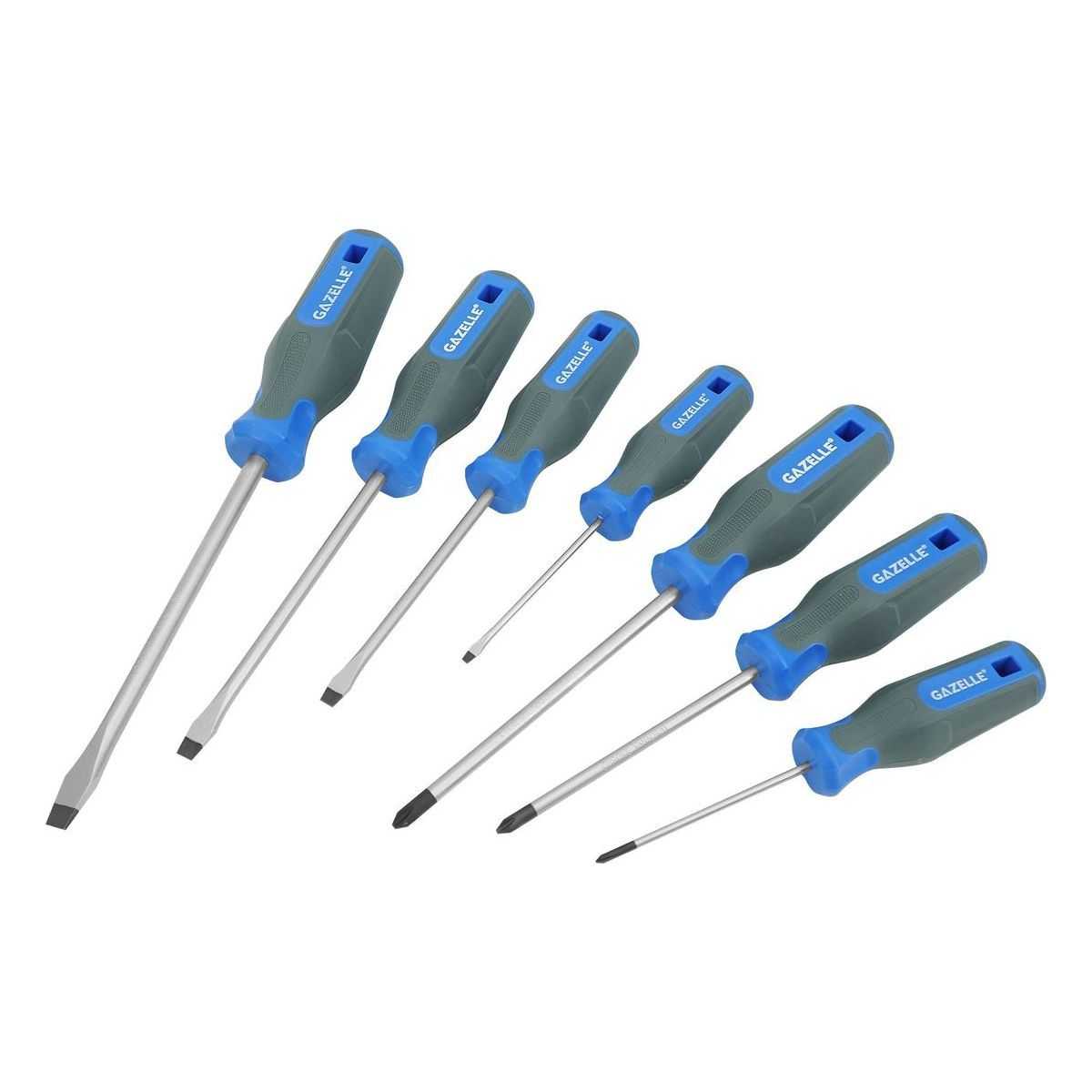 7 Pcs Metric Screwdriver Set, Phillips/Slotted