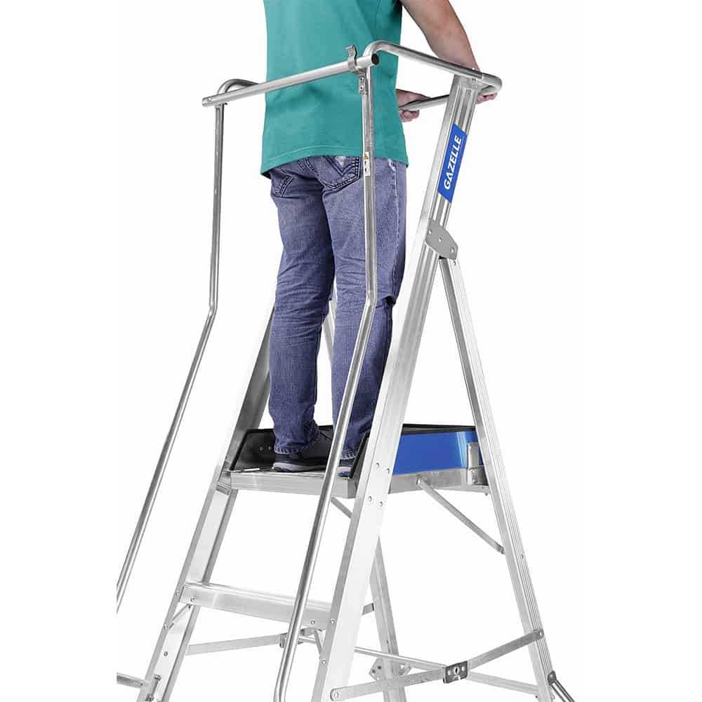 8ft Aluminium Platform Ladder (2.3m)