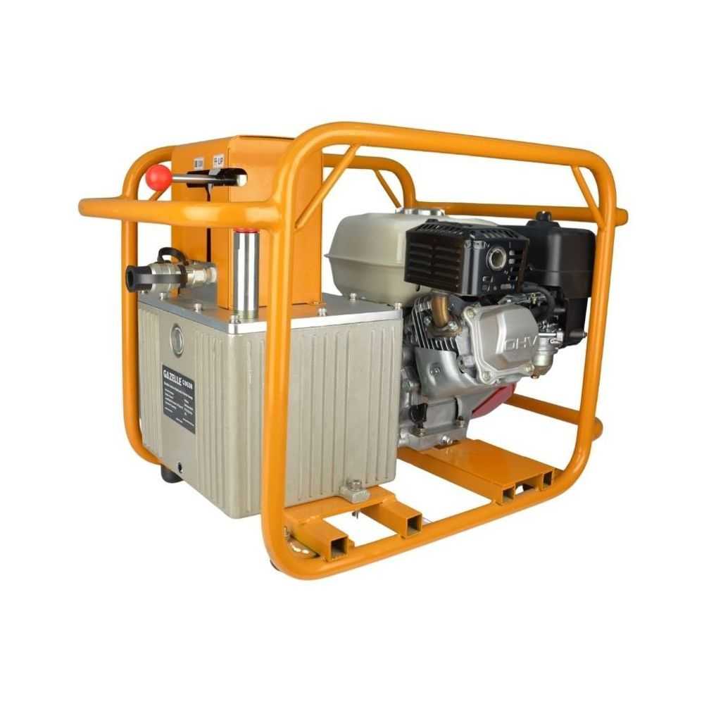 200 Ton Double Action Hydraulic Pump, Petrol Powered 800mm² to 2500mm², 700Bar