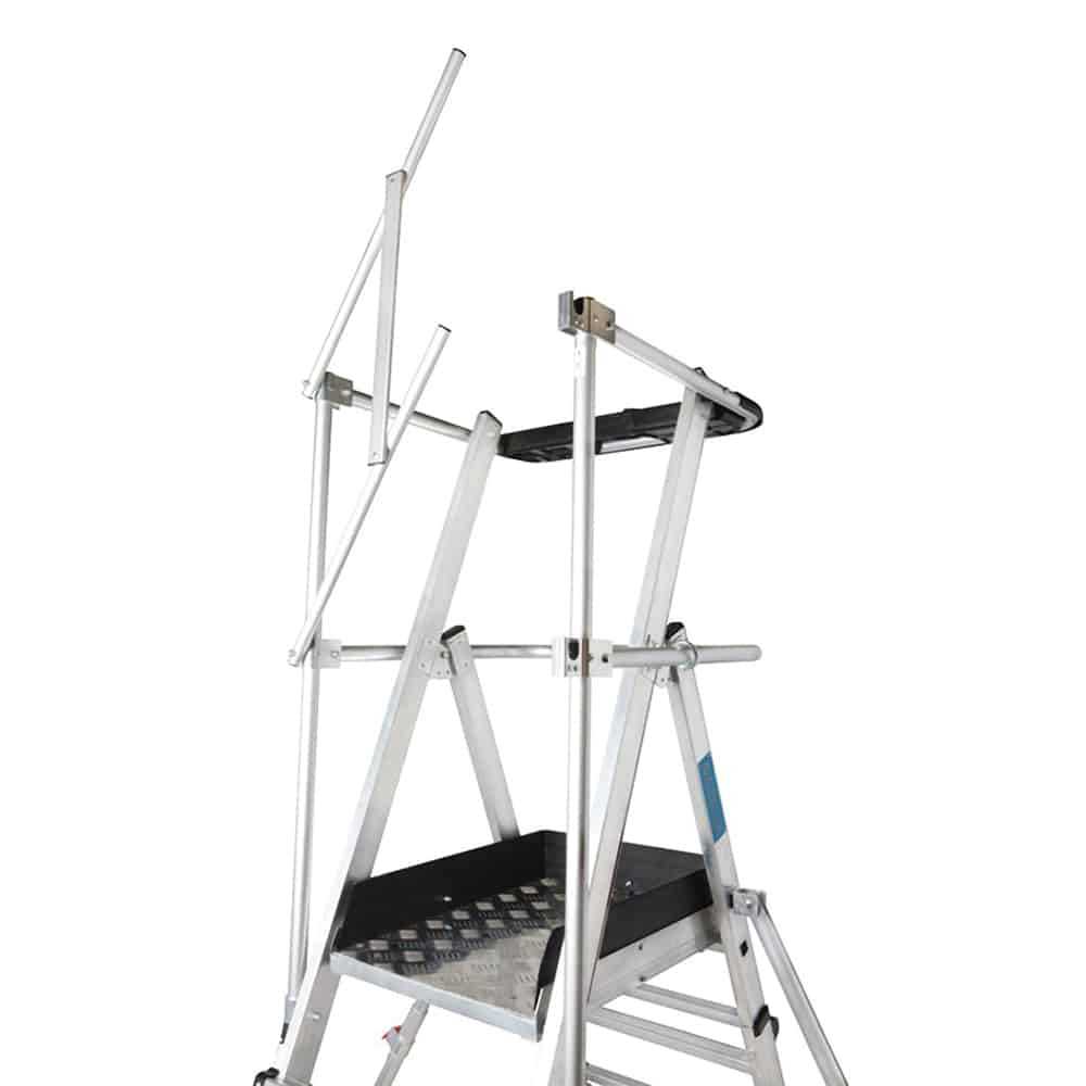 5-8.2ft Guardian Telescopic Platform Ladder (1.8-2.5m)
