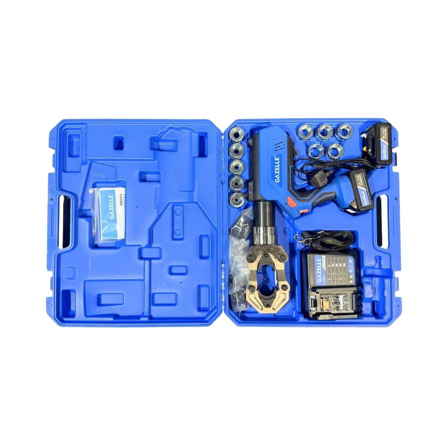 18V Hydraulic Crimping Tool, 16-630mm² with Dies 