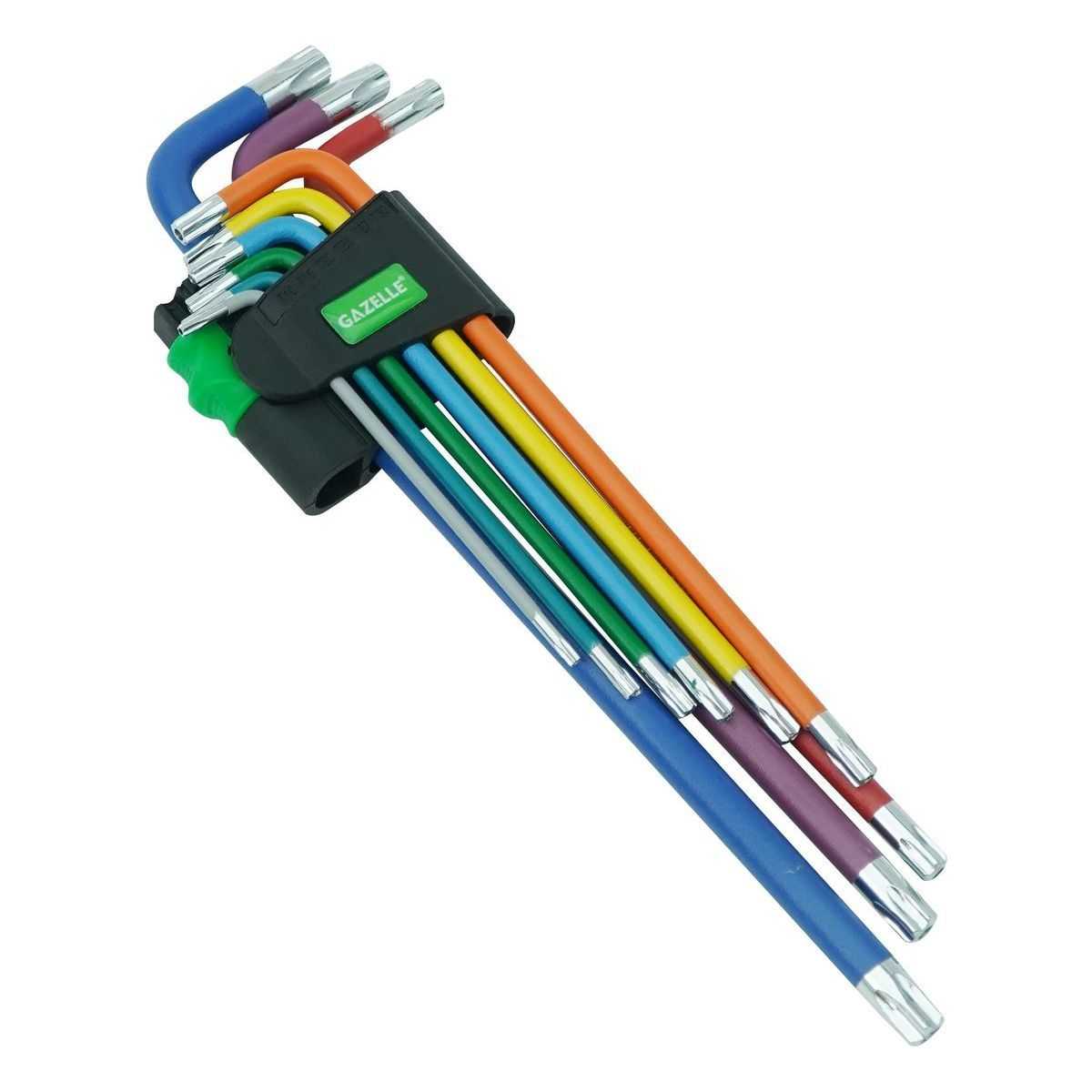 Long Torx Key Set, T10-T50, 9 Pcs