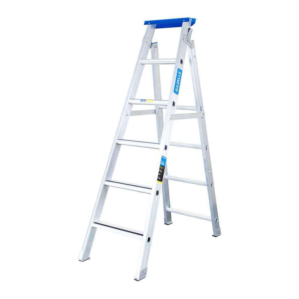 5ft Aluminium Dual Purpose Step Ladder (1.5m), 150kg Load Capacity