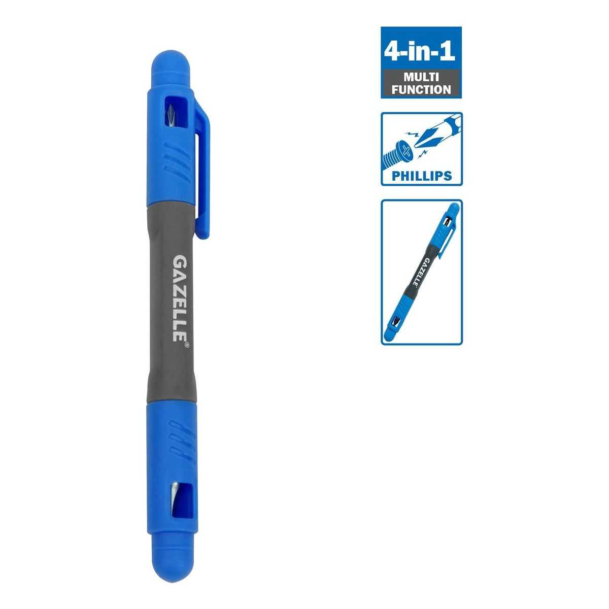 4-in-1 Pocket Precision Screwdriver Set, Phillips/Slotted