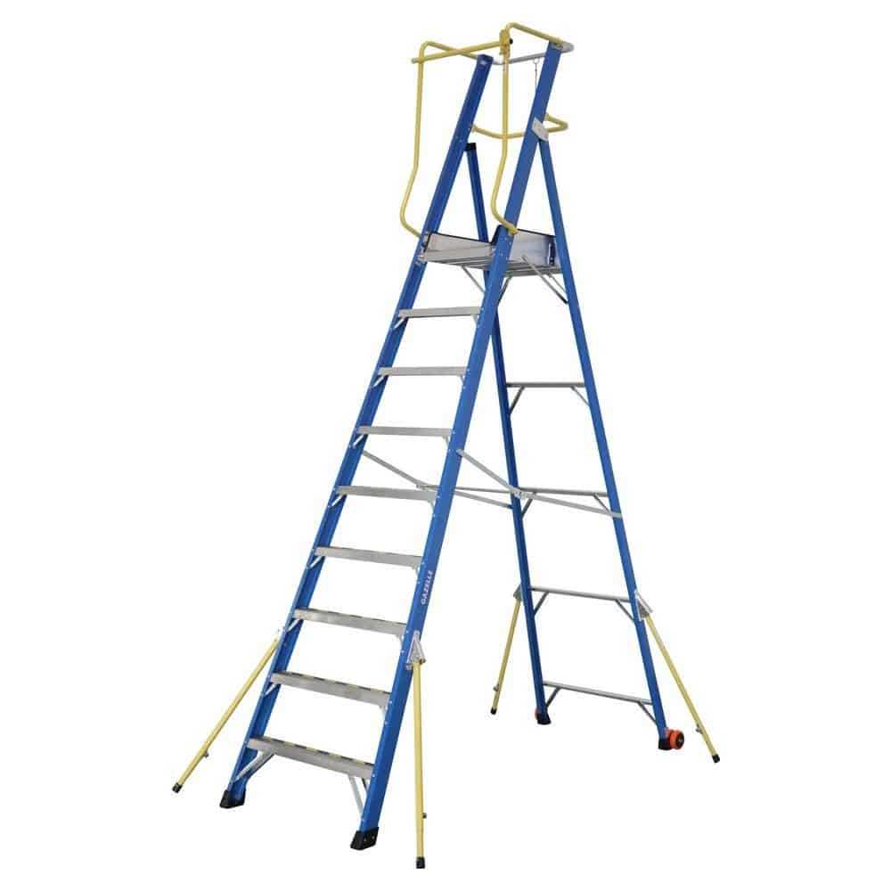 8ft Fiberglass Platform Ladder (2.5m)