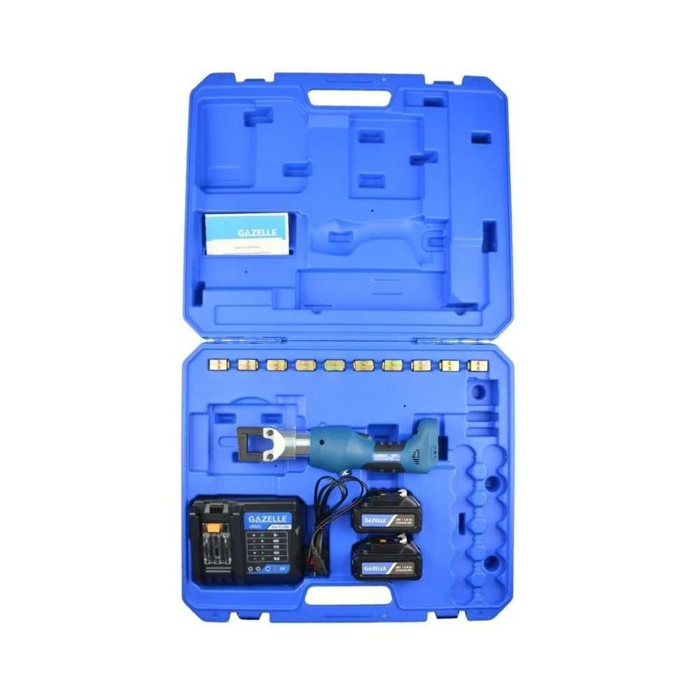 18V Cordless Mini Crimping Tool, 6-150mm² with Dies
