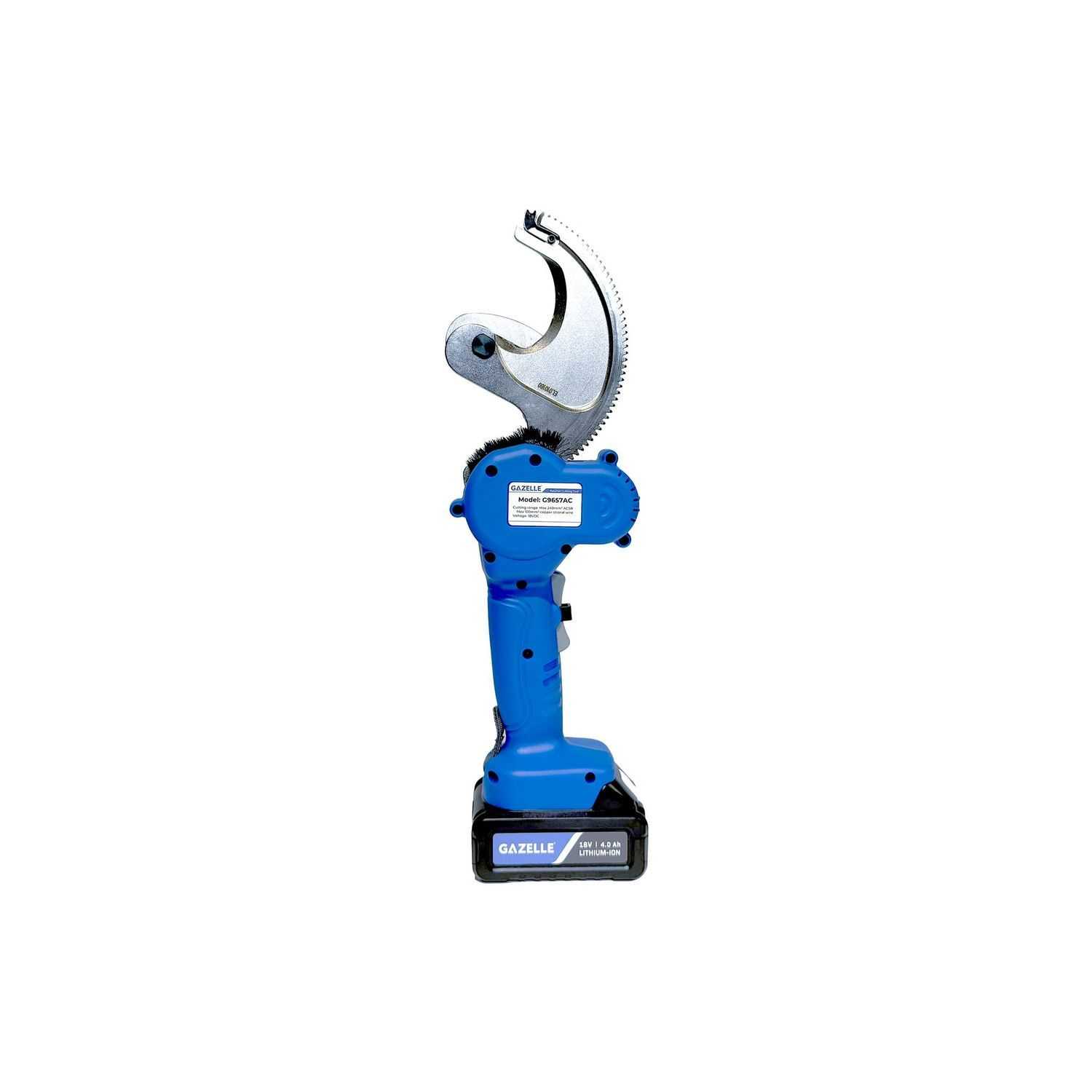 18V Ratcheting Cable Cutter, 54mm Acsr Cable & 100mm(sq) Cu Wire by Mechanical Extrusion Force