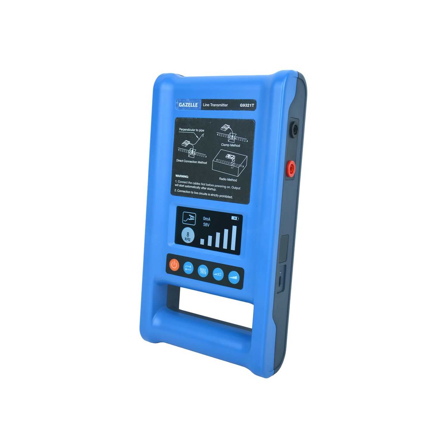 Line Transmitter, 5 Frequencies (with Rechargeable Battery)