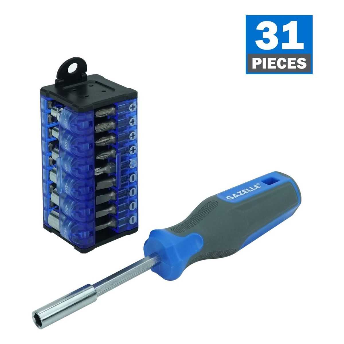 31 Pcs Interchangeable Screwdriver Bit Set