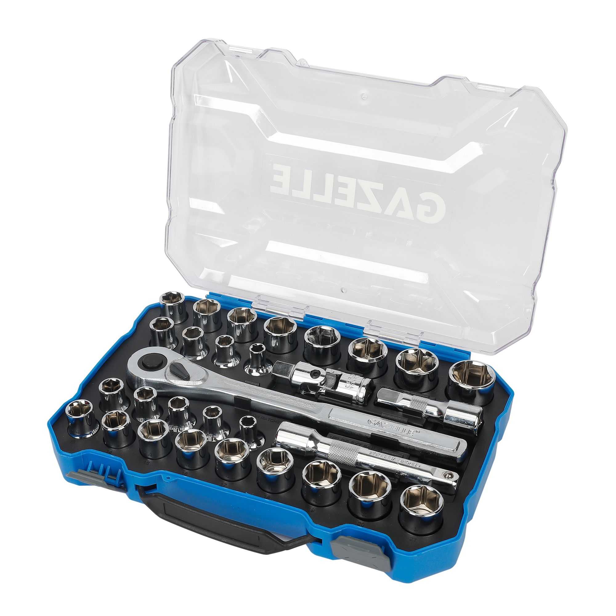 1/2 In. Drive Socket Set, 30-Pieces (13mm)