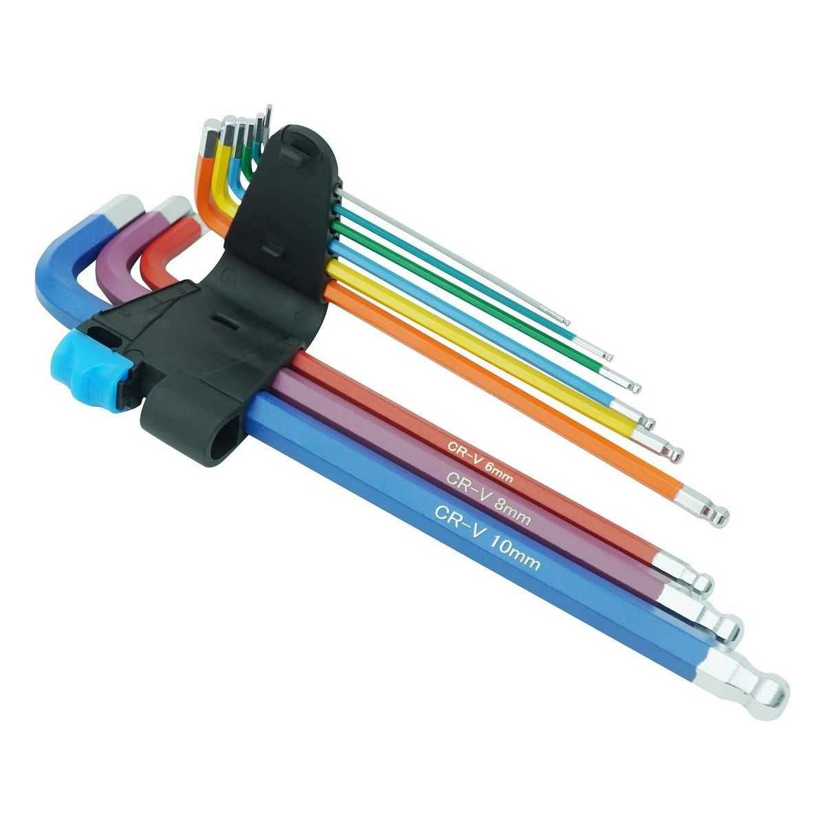 Long Hex Key Set, Metric, 9 Pcs