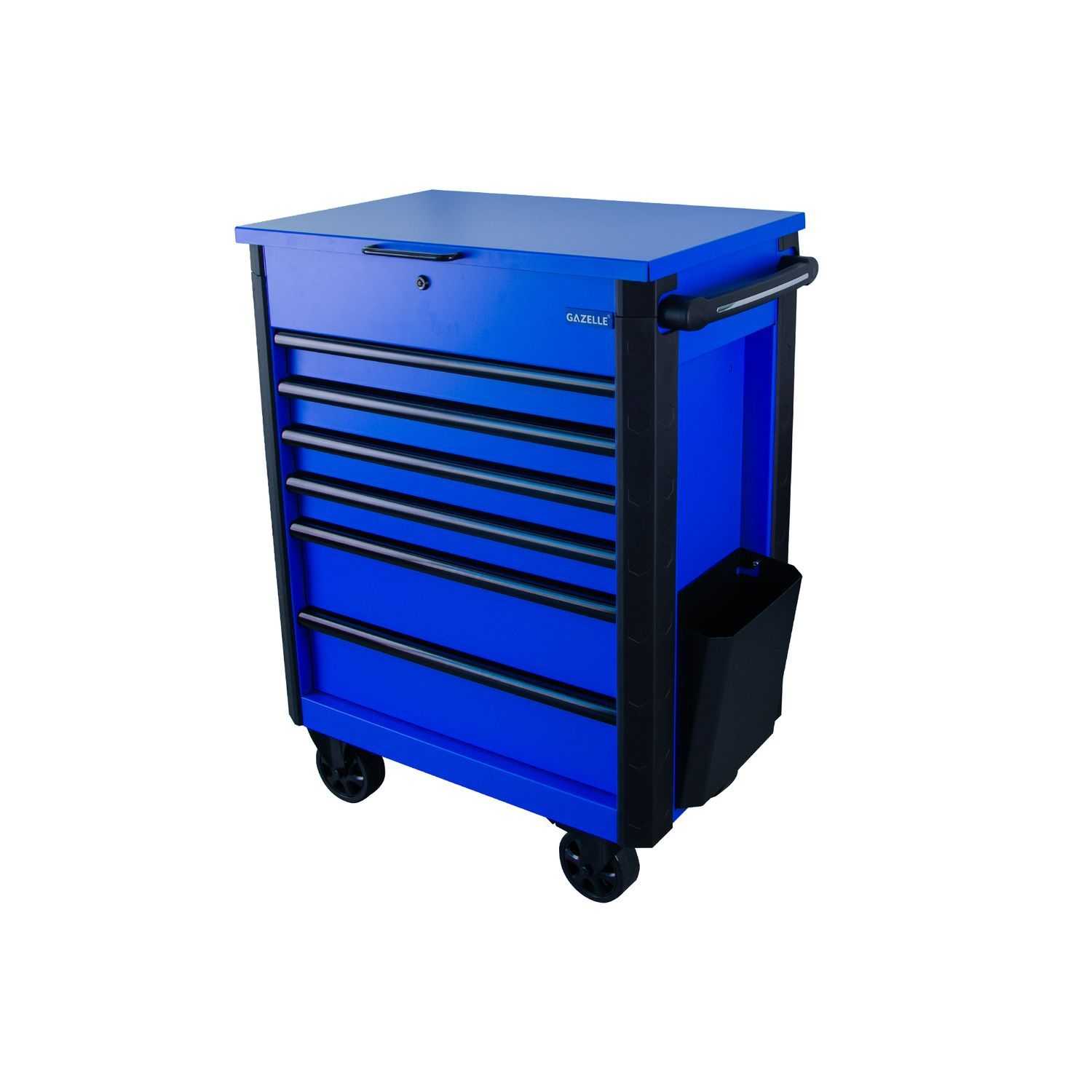 29 In. Rolling Tool Cabinet, 6 Drawer