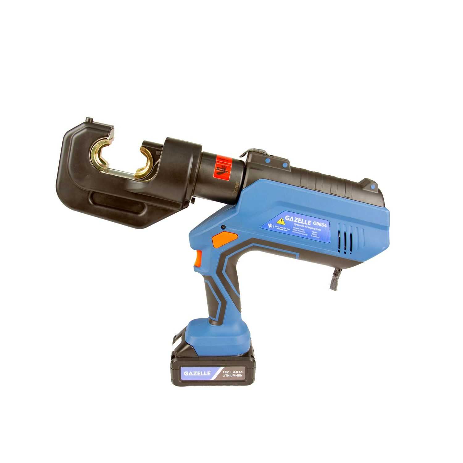 18V Cordless Hydraulic Crimping Tool, 6-400mm² with Dies