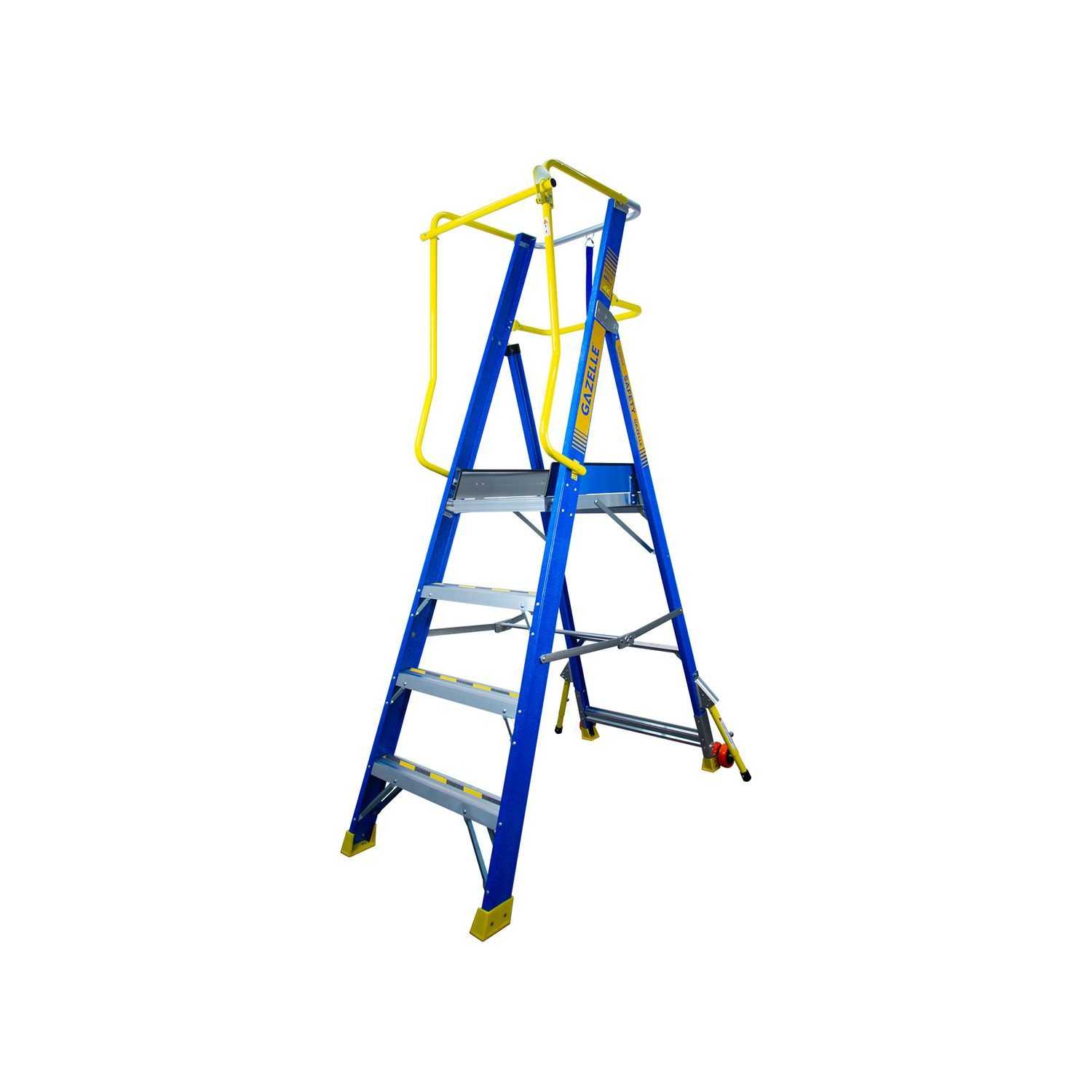 4ft Fiberglass Platform Ladder (1.2m)