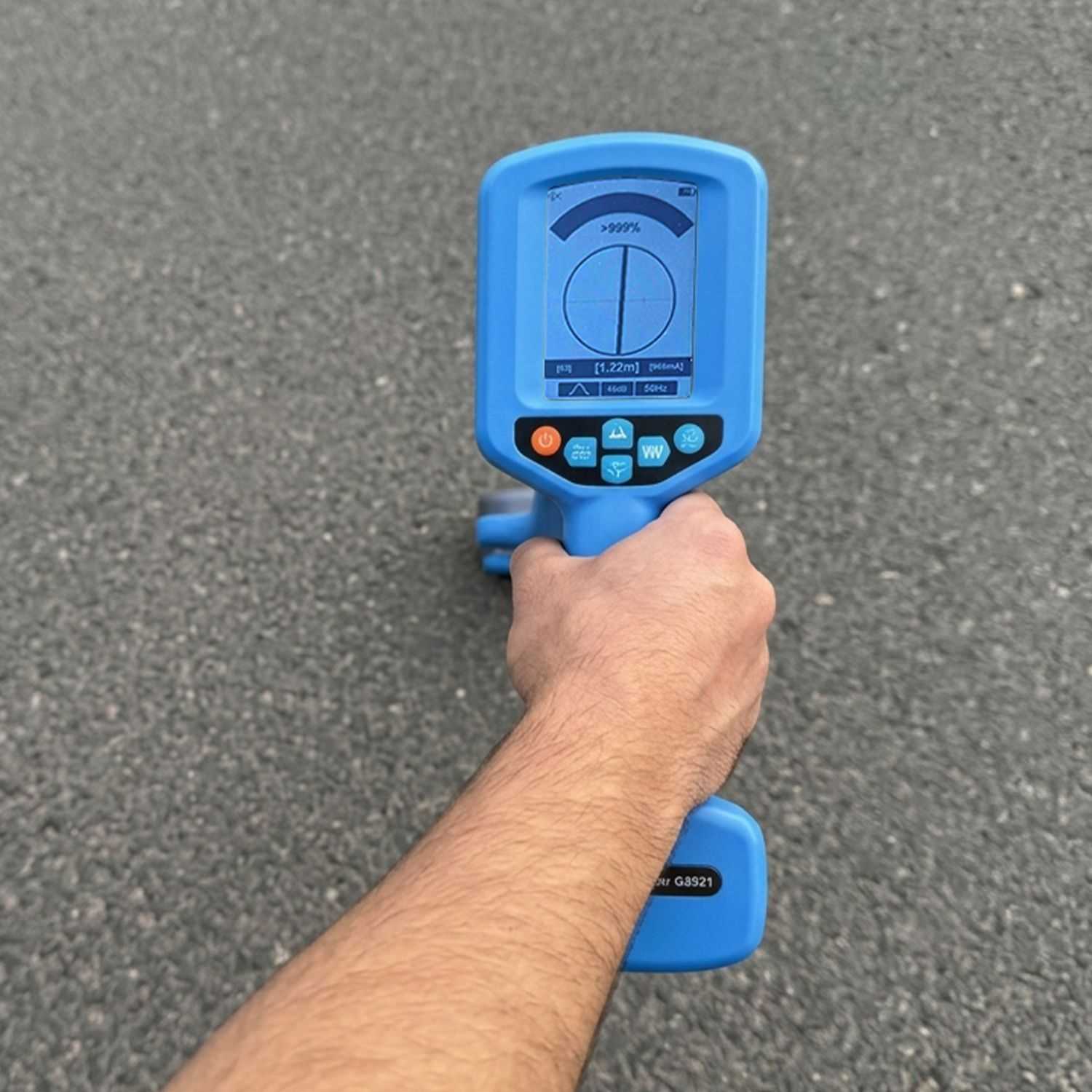 Underground Utility Locator, Max Depth 10m, 5 Active Frequencies