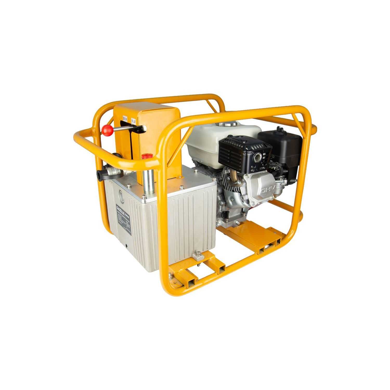 200 Ton Double Action Hydraulic Pump, Petrol Powered 800mm² to 2500mm², 700Bar