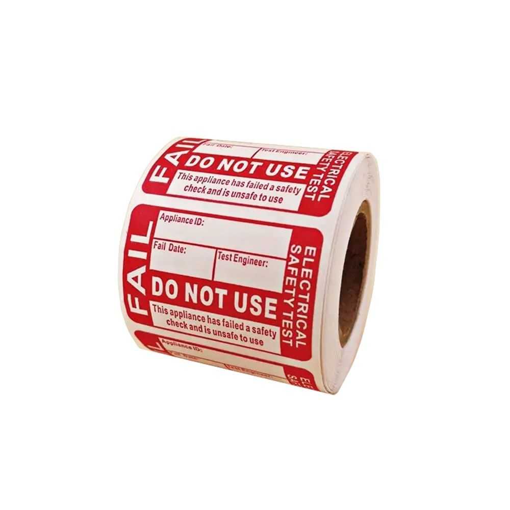 Appliance Pass/Fail Sticker Pack