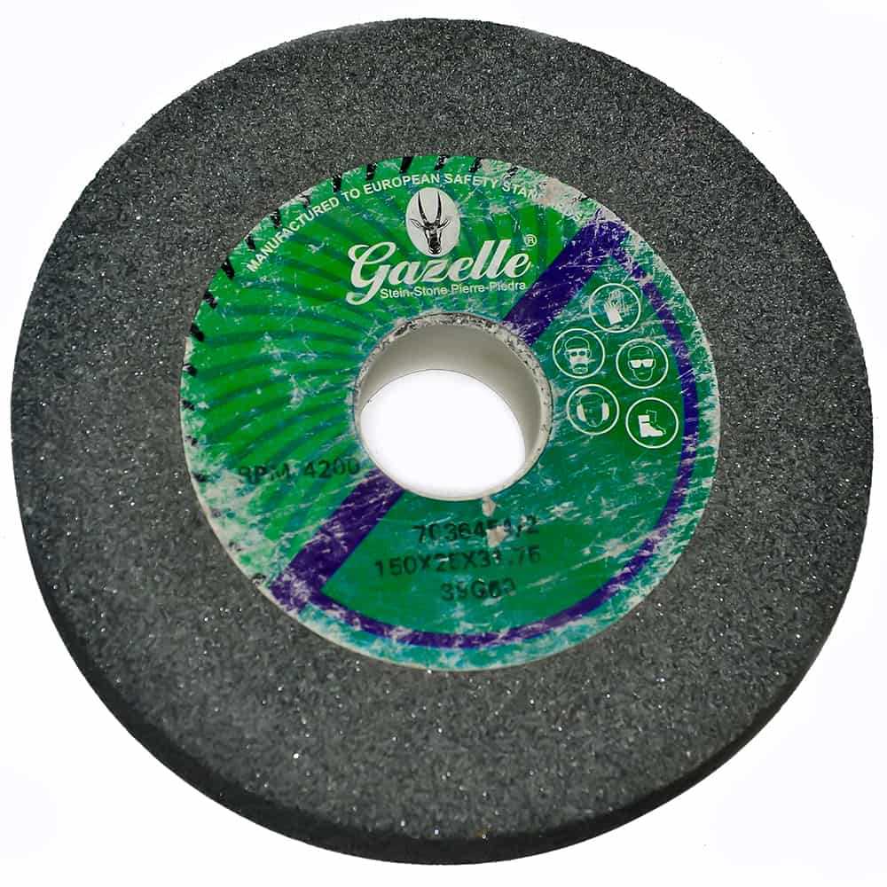 150x20mm AlO Bench Grinding Wheel, 80 Grit