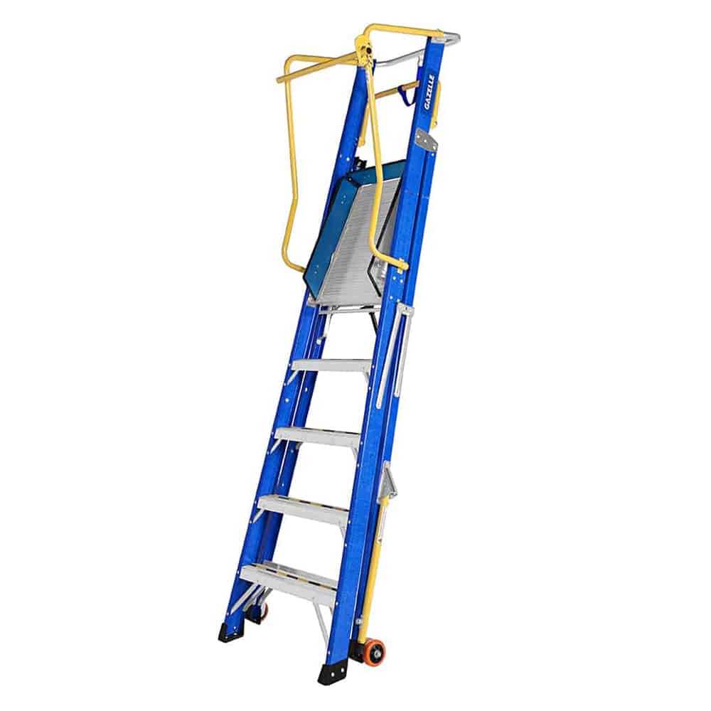 8ft Fiberglass Platform Ladder (2.5m)