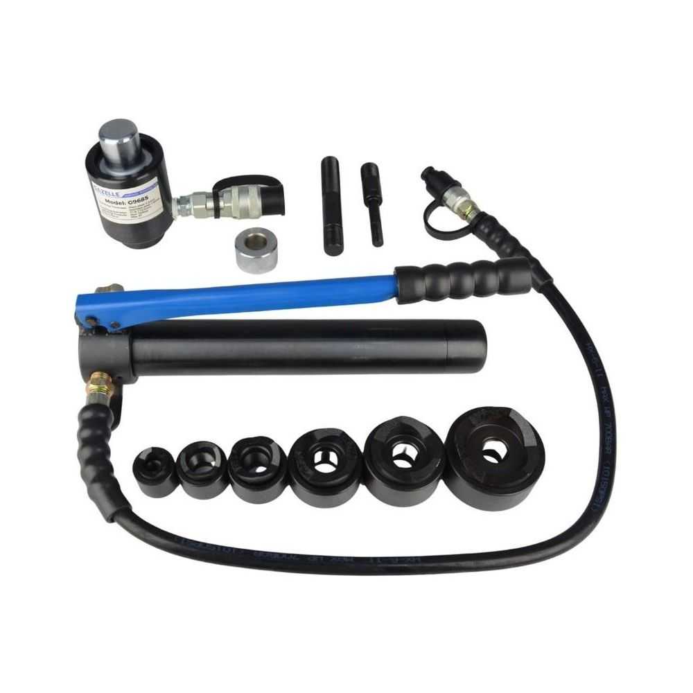 Manual Hydraulic Punching Tool Set, 7-Pieces