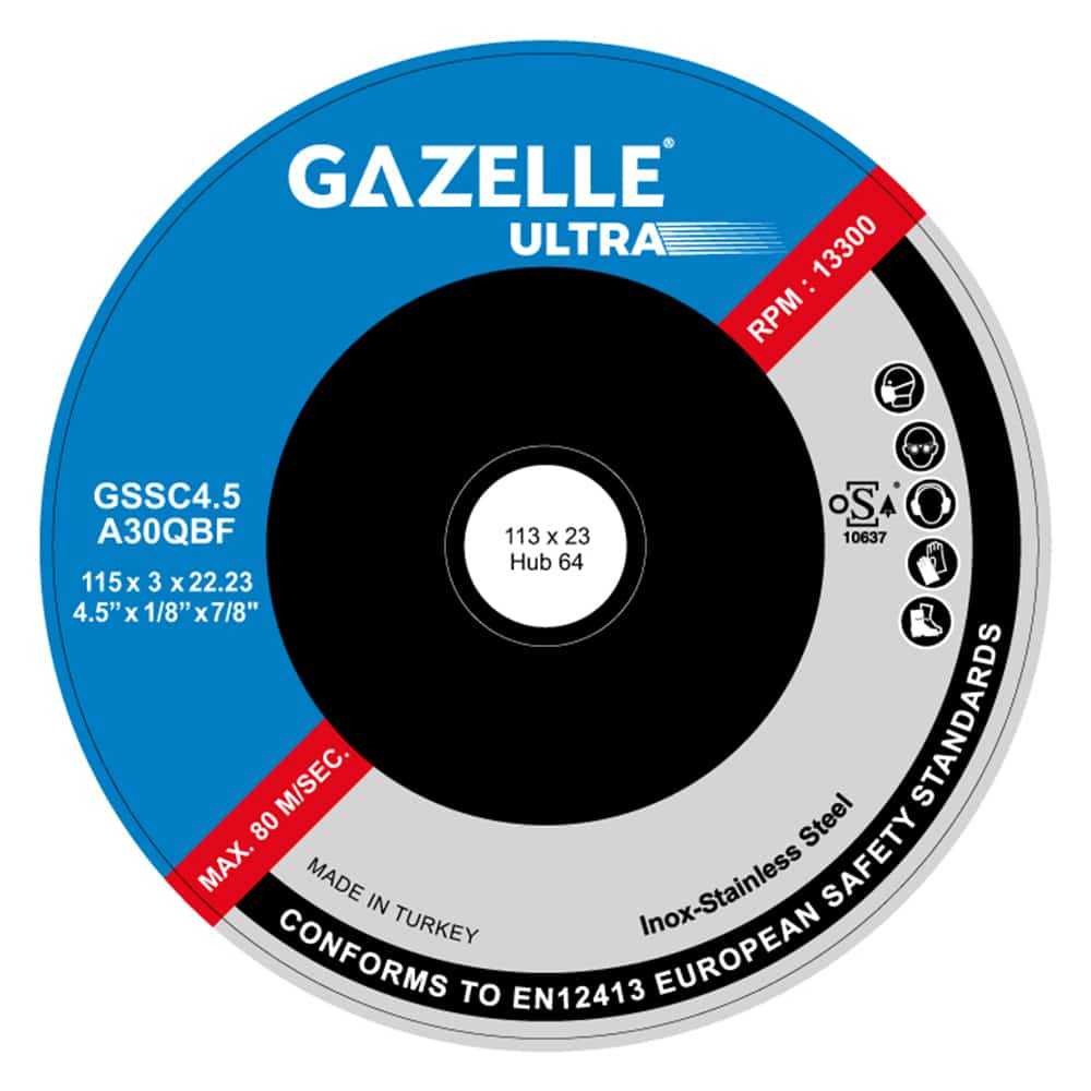 4.5 In. Stainless Steel Cutting Disc (115mm)