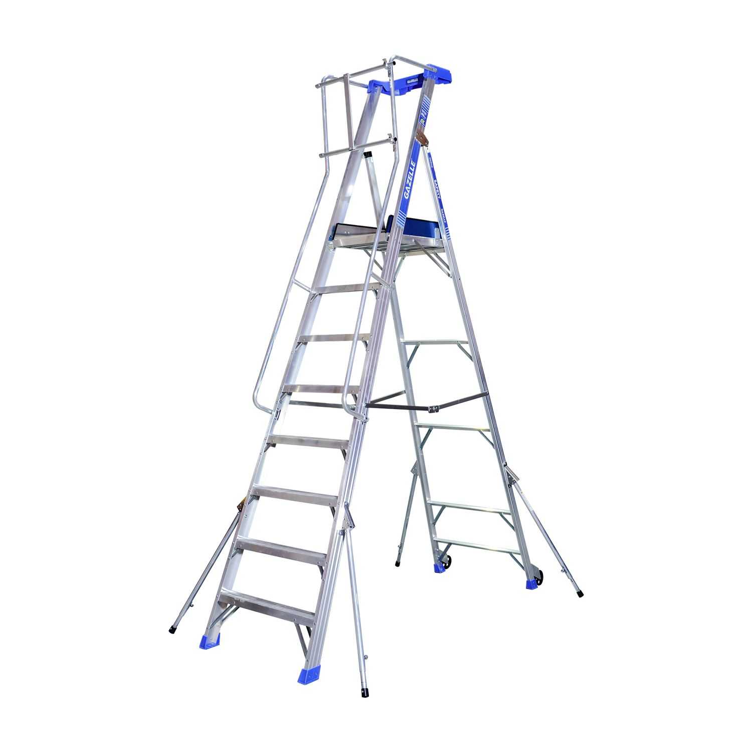 8ft Aluminium Platform Ladder (2.3m)