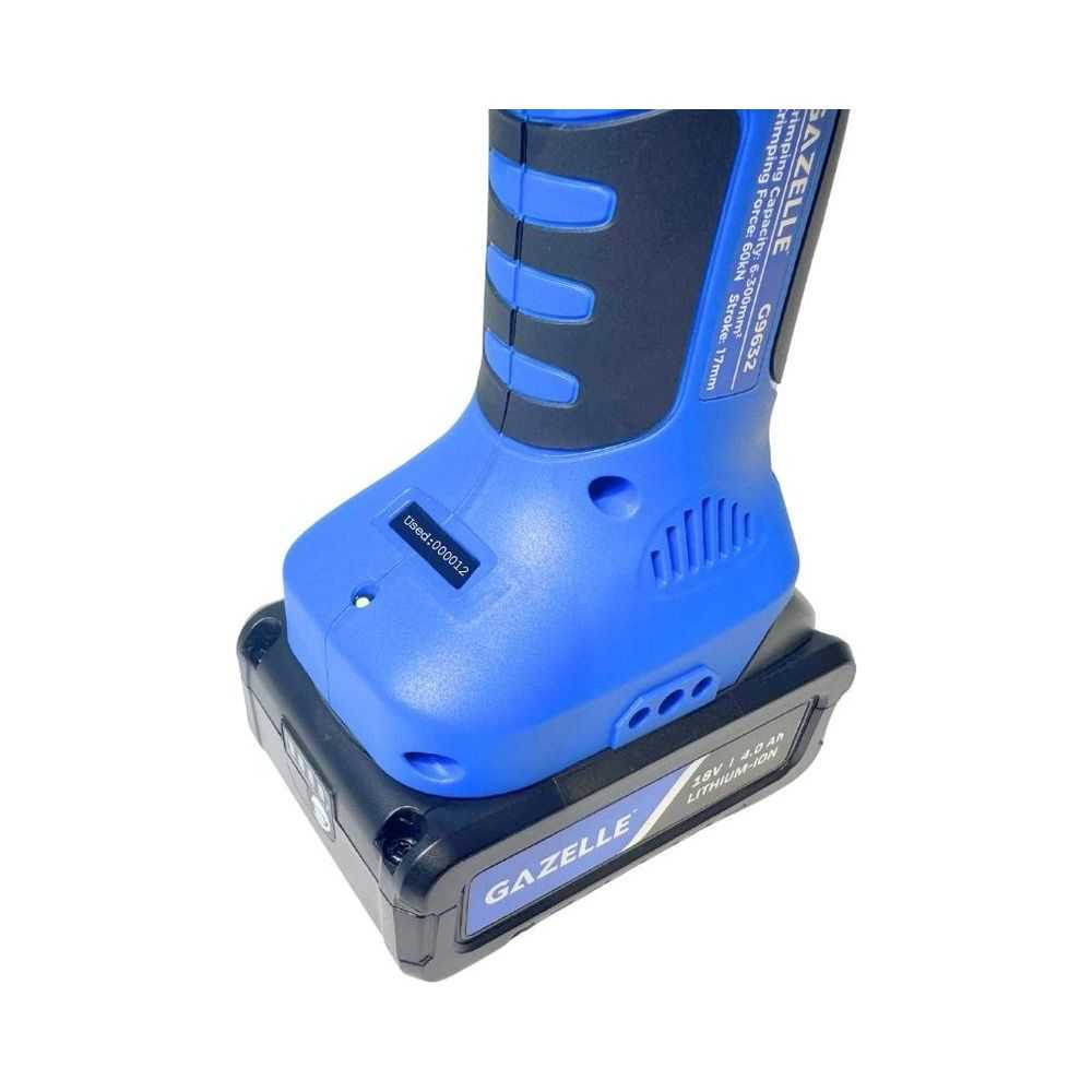 18V Cordless Mini Crimping Tool, 6-300mm² with Dies