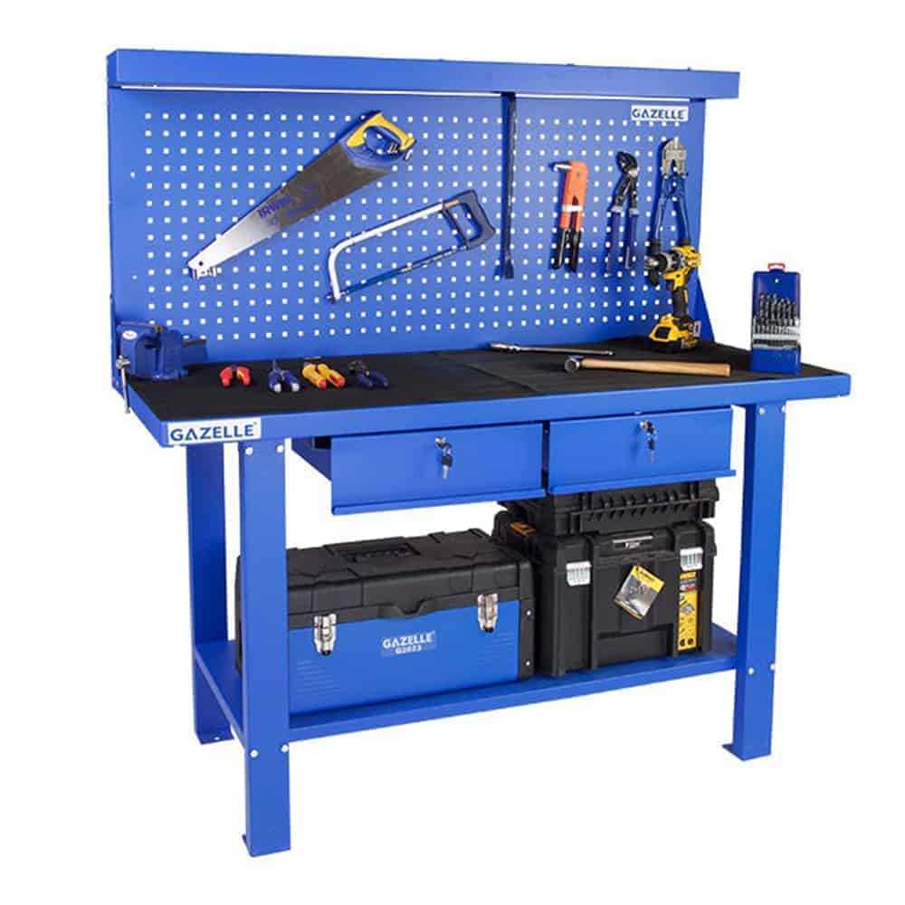 59 In. Complete Steel Workbench