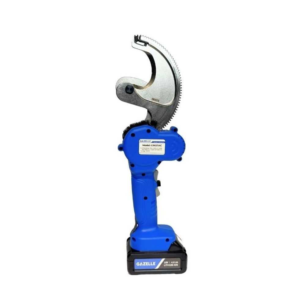 18V Ratcheting Cable Cutter, 240mm(sq) Acsr Cable & 100mm(sq) Cu Wire by Mechanical Extrusion Force