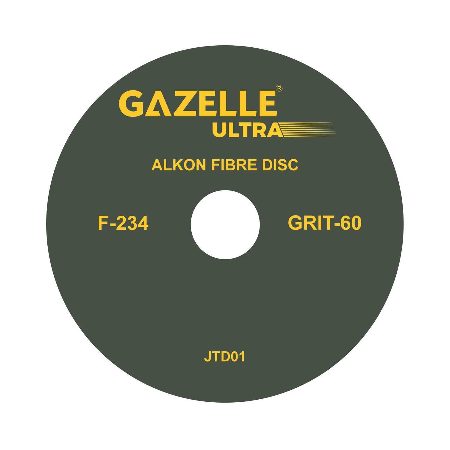 4.5 In. Coated Fibre Sanding Discs (115mm) 60 Grits - Ultra