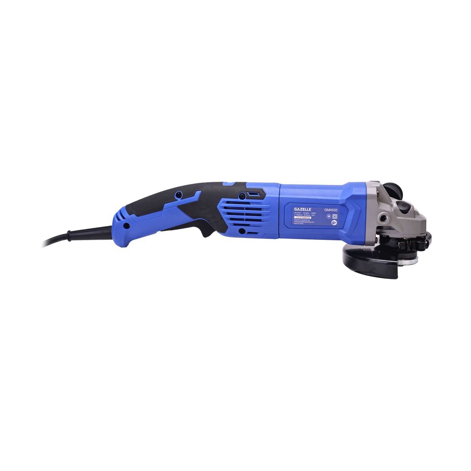 5" Angle Grinder 1500W Paddle Switch