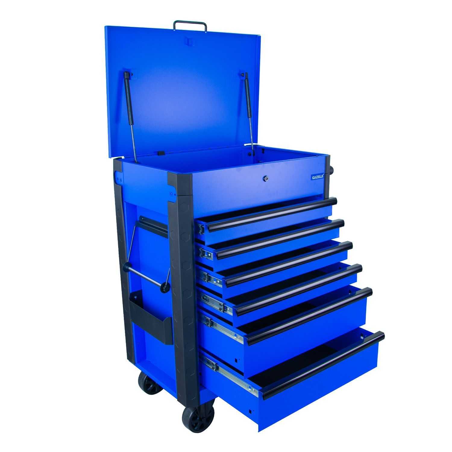 29 In. Rolling Tool Cabinet, 6 Drawer