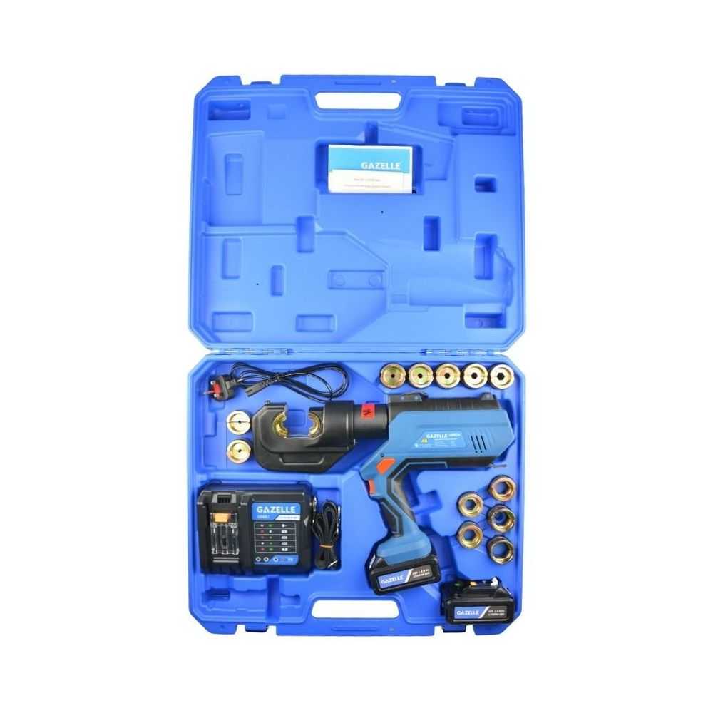 18V Cordless Crimping Tool, 6-400mm² with Dies