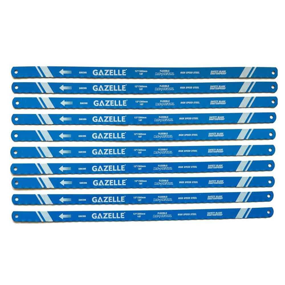 18T x 12 In. Bimetal HSS Hacksaw Blades, 100-Pieces