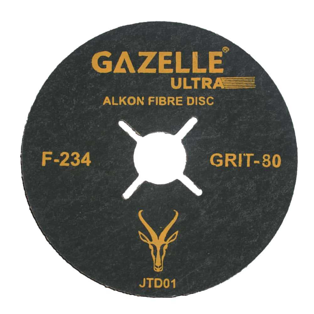 4.5 In. Coated Fibre Sanding Discs (115mm) 120 Grits - Ultra