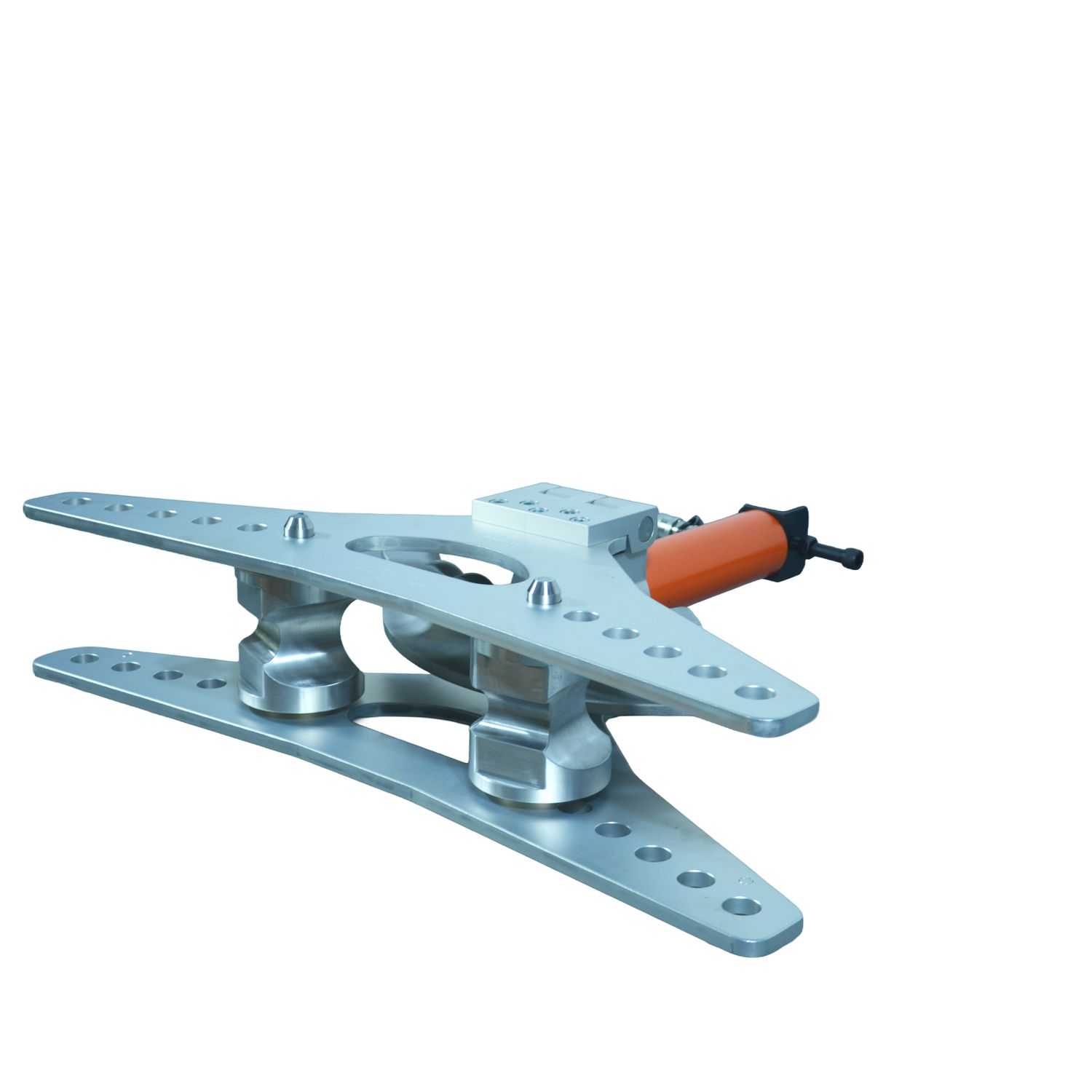 20-Ton Hydraulic Pipe Bender, 4 Inch Capacity, 8 Dies