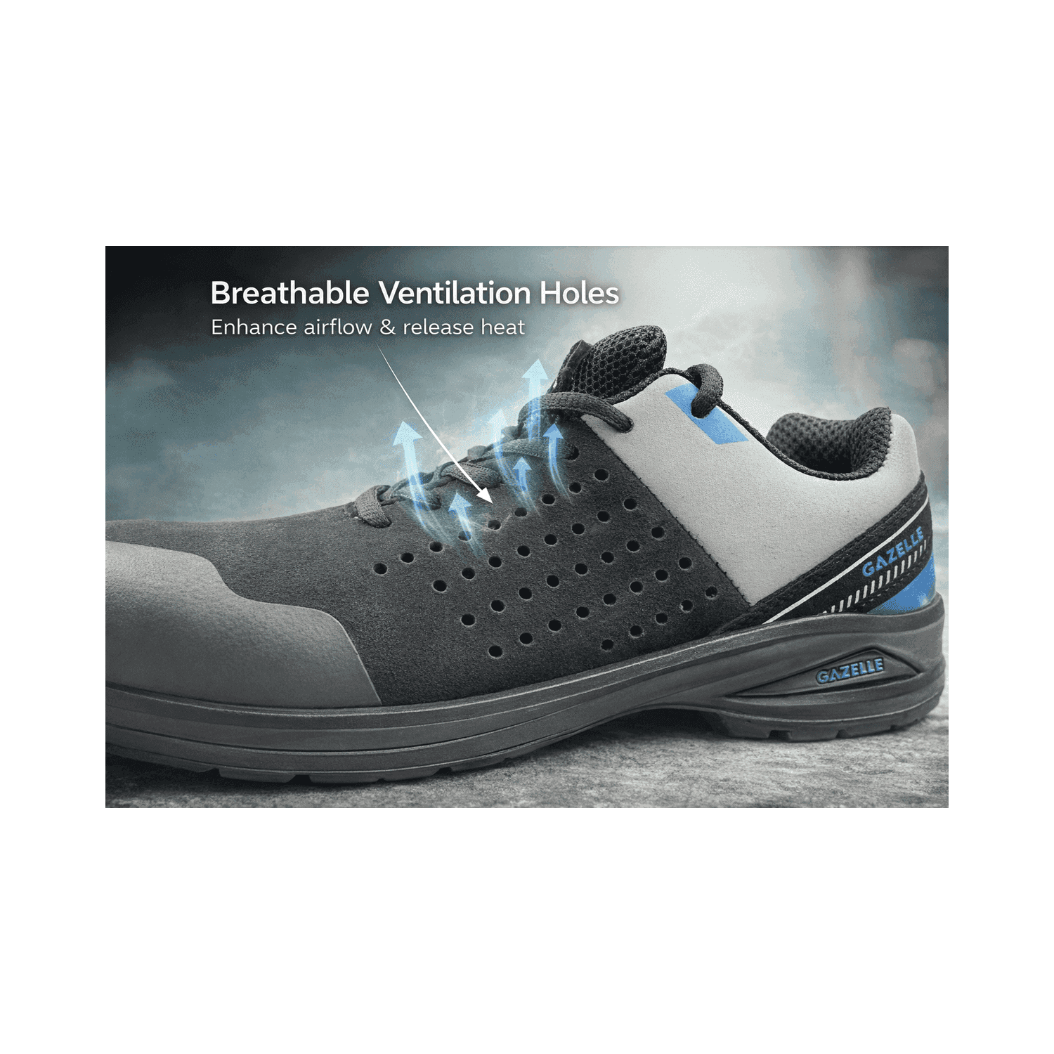 FORGE Composite Low Cut Safety Shoes ESD 