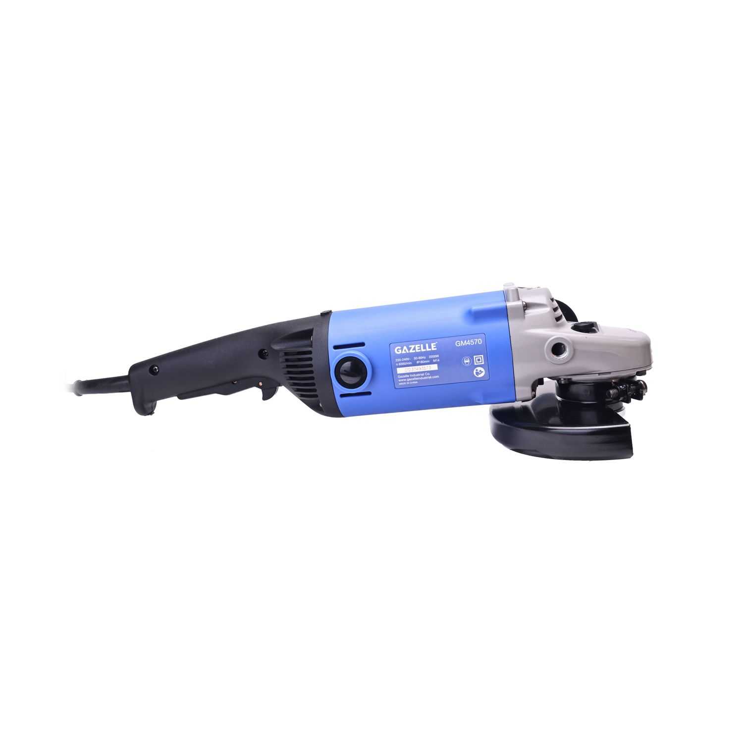 7" Angle Grinder 2200W Paddle Switch